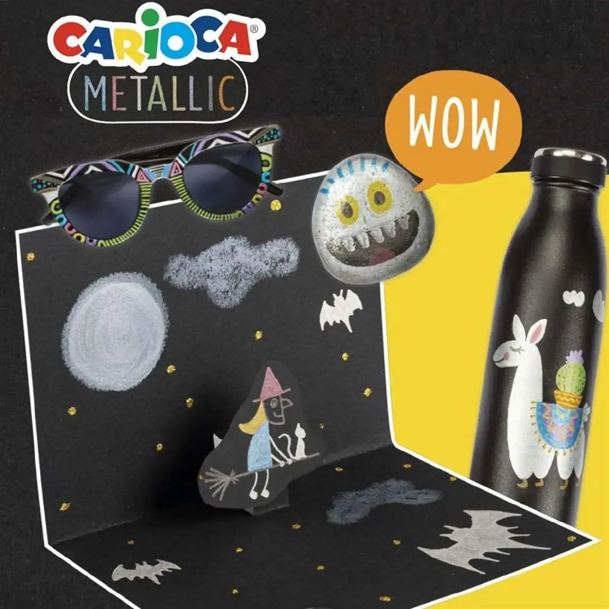 Carioca Metalik Yıkanabilir Tempera Suluboya 6'lı