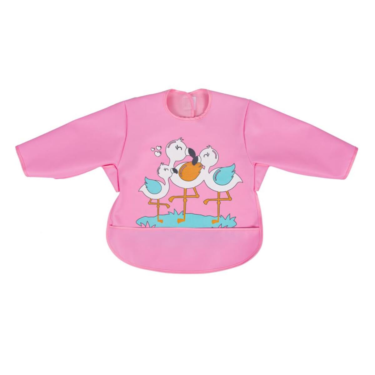 Sevi Bebe Kollu Mama Önlüğü Flamingo