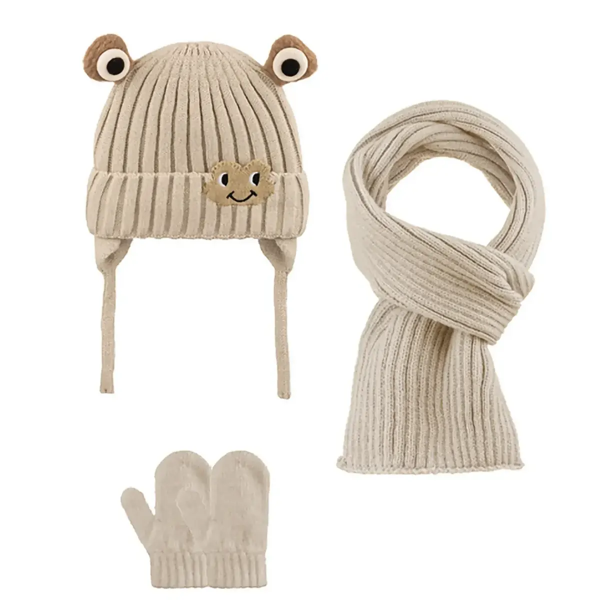 Kitti Eldiven Atkı Bere Takım 0-18 Ay Taş Asortili