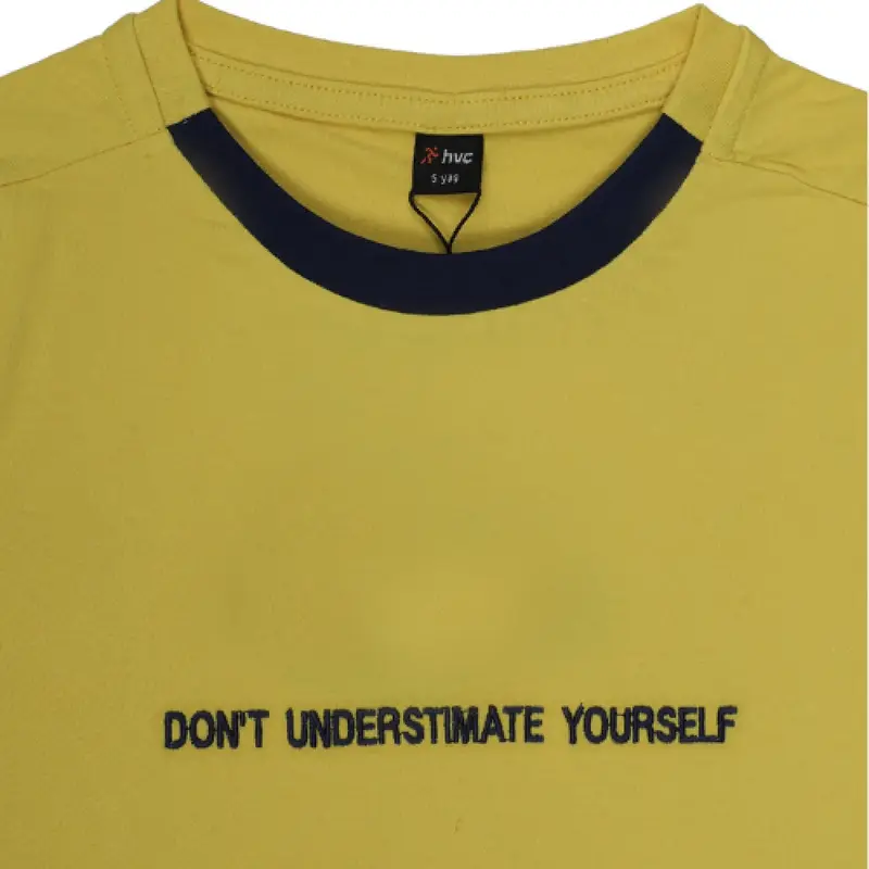 Hvc T-Shirt Dont Understimate Yourself Lime 