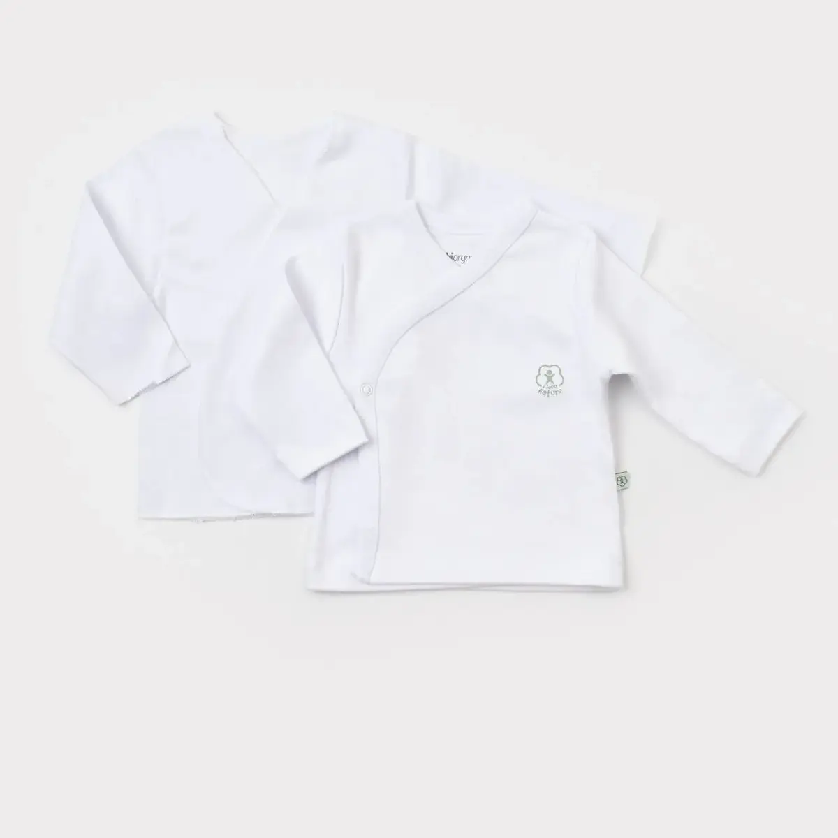 Bibaby Organik İç - Dış Zıbın Nature Beyaz Bibaby Organik İç - Dış Zıbın Nature Beyaz