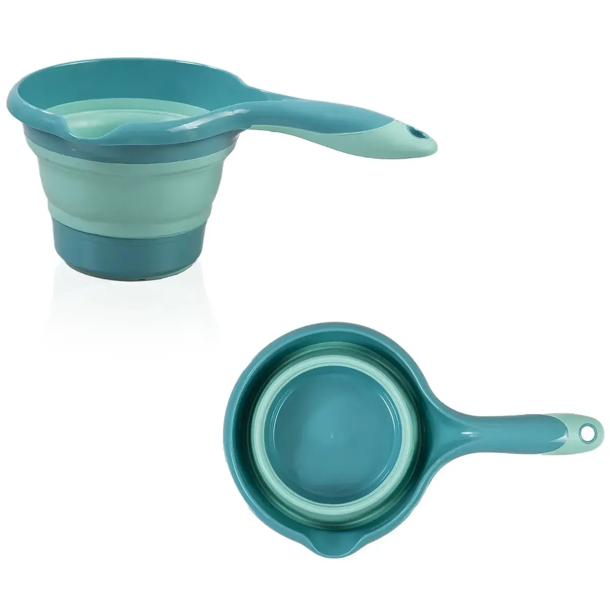 Babyjem Katlanır Banyo Seti 5li Yeni Turkuaz 