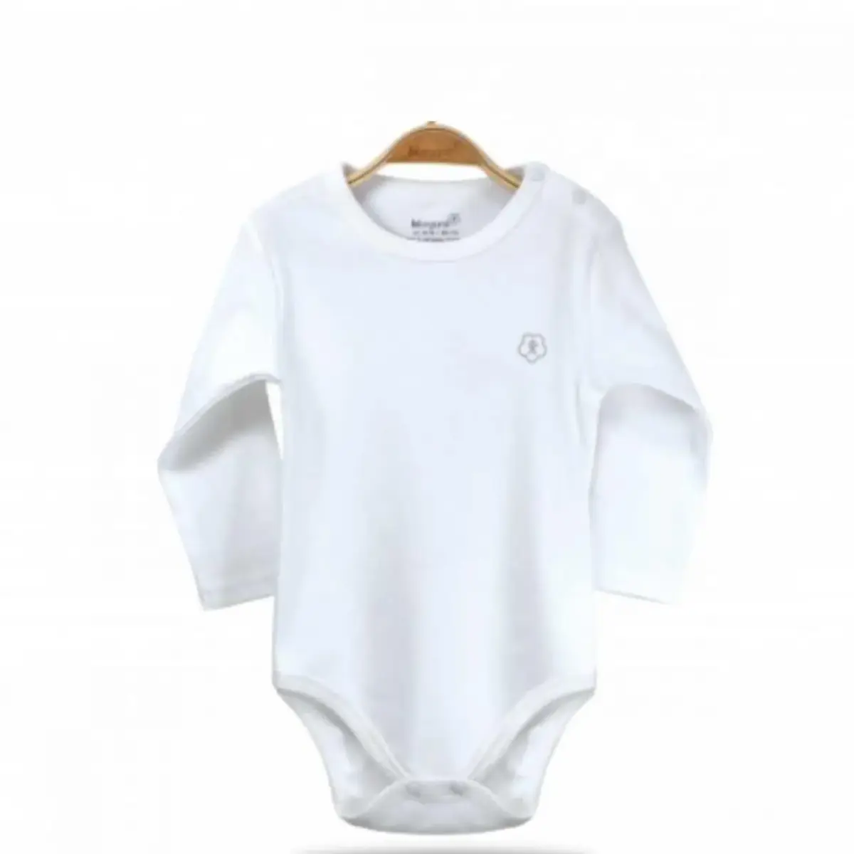 Bibaby Organik Body Uzun Kol Basic Beyaz Bibaby Organik Body Uzun Kol Basic Beyaz