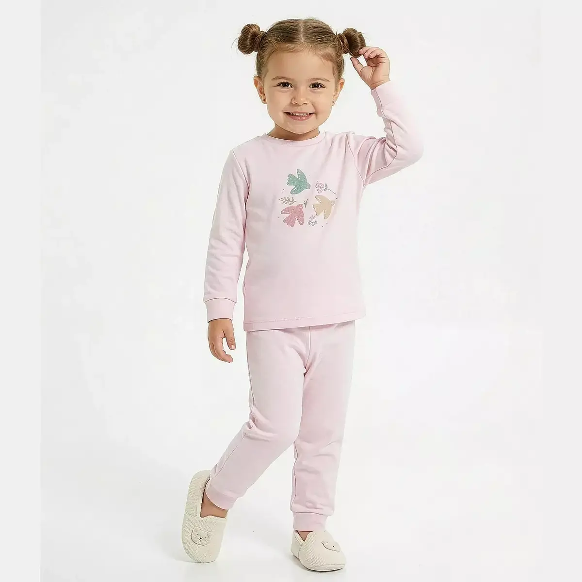 Ella Bonna Pijama Takımı Pembe