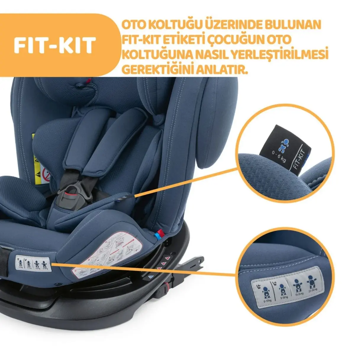 Chicco Unico Plus Baby Oto Koltuğu 0-36 Kg India Ink