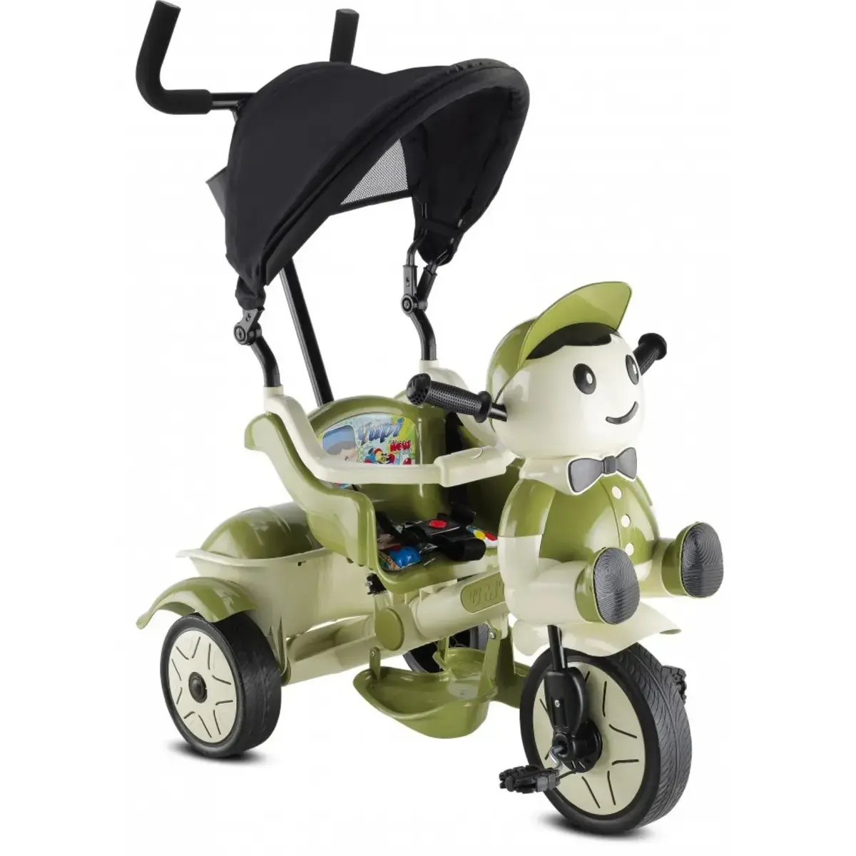 Babyhope Yupi Triycle Üç Tekerlikli Bisiklet Yeşil Bej