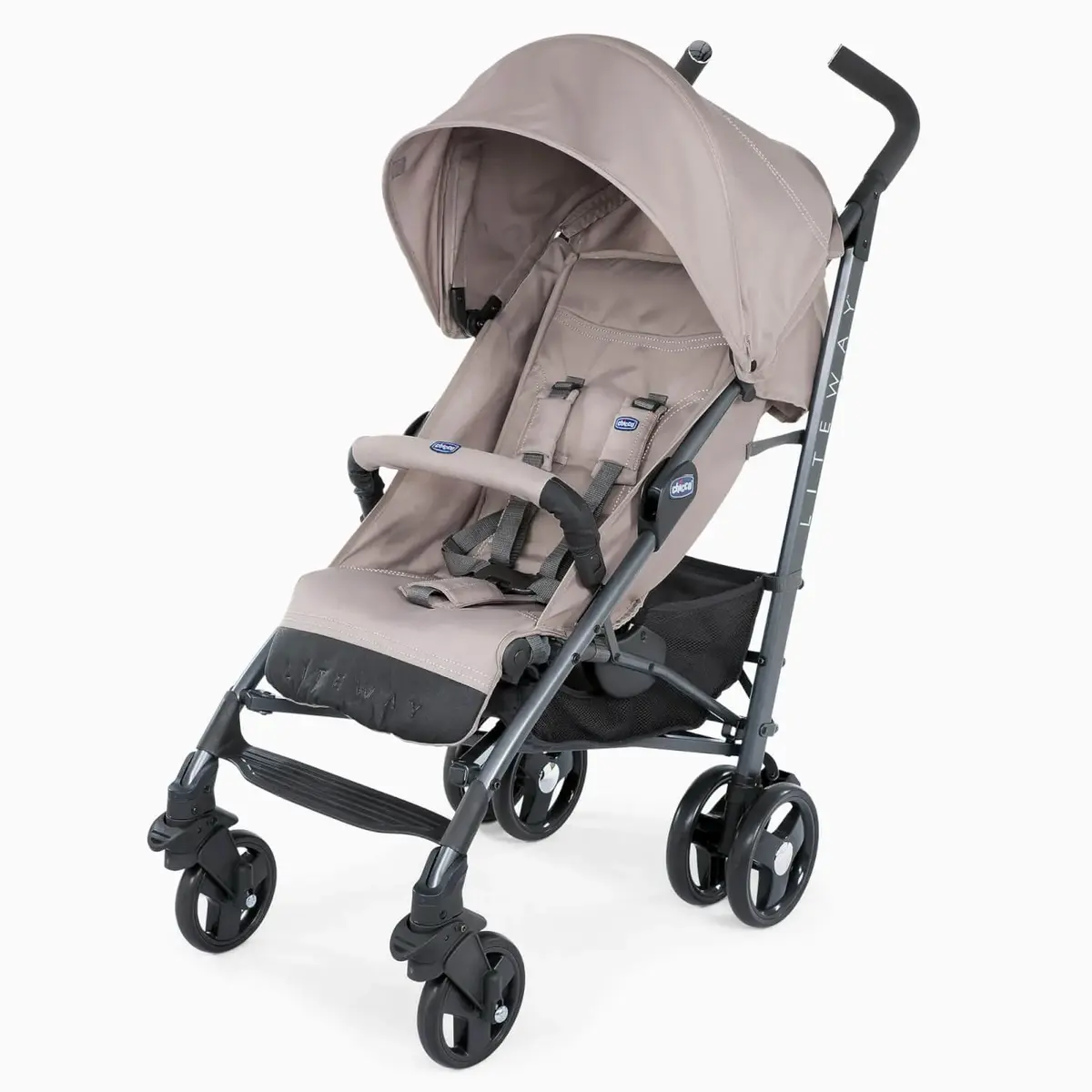 Chicco Lite Way 3 Complete Bebek Arabası Dark Beige