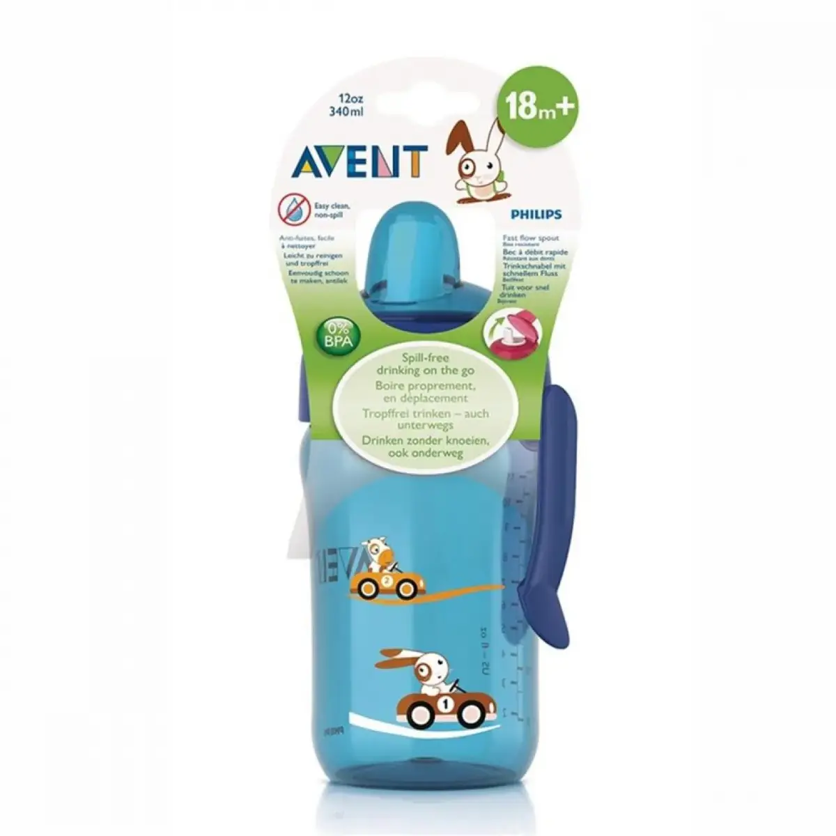 Philips Avent SCF754/00 Truman Desenli Magic Sportster Damlatmaz Bardak 18+ Ay 340 ml