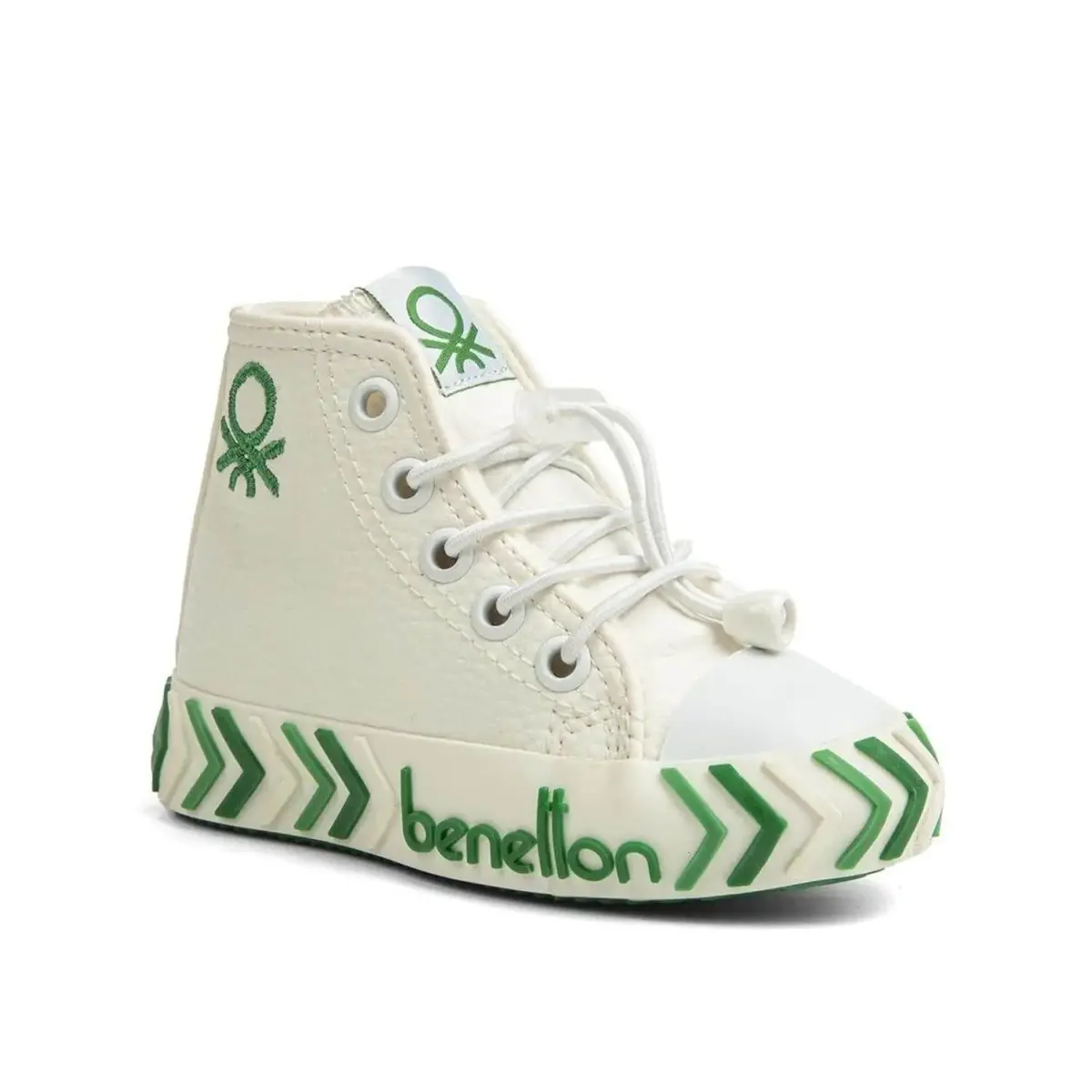 Benetton Spor Ayakkabı Beyaz - Yeşil