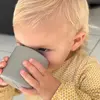 OiOi Mini Silikon Bardak 6+ Ay Bubble Beige