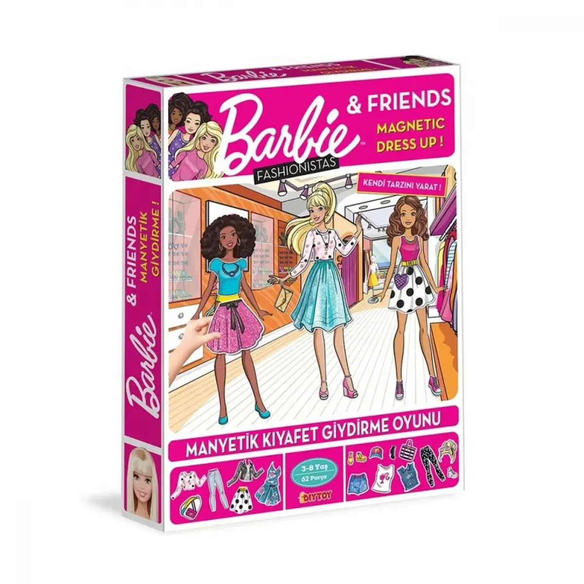 Barbie Magnet Moda Zamanı Kıyafet
