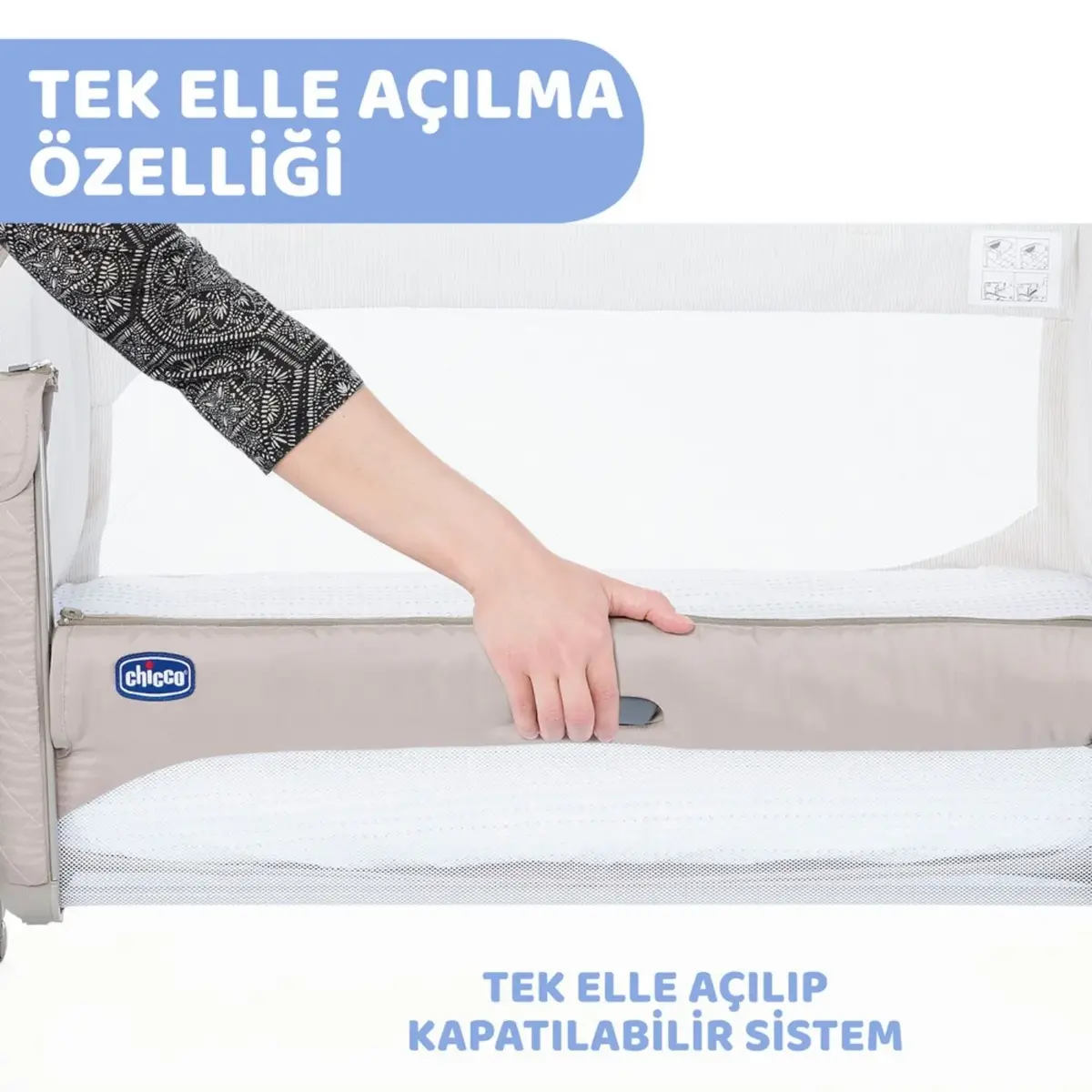 Chicco Next2me Forever Anne Yanı Beşik Sand