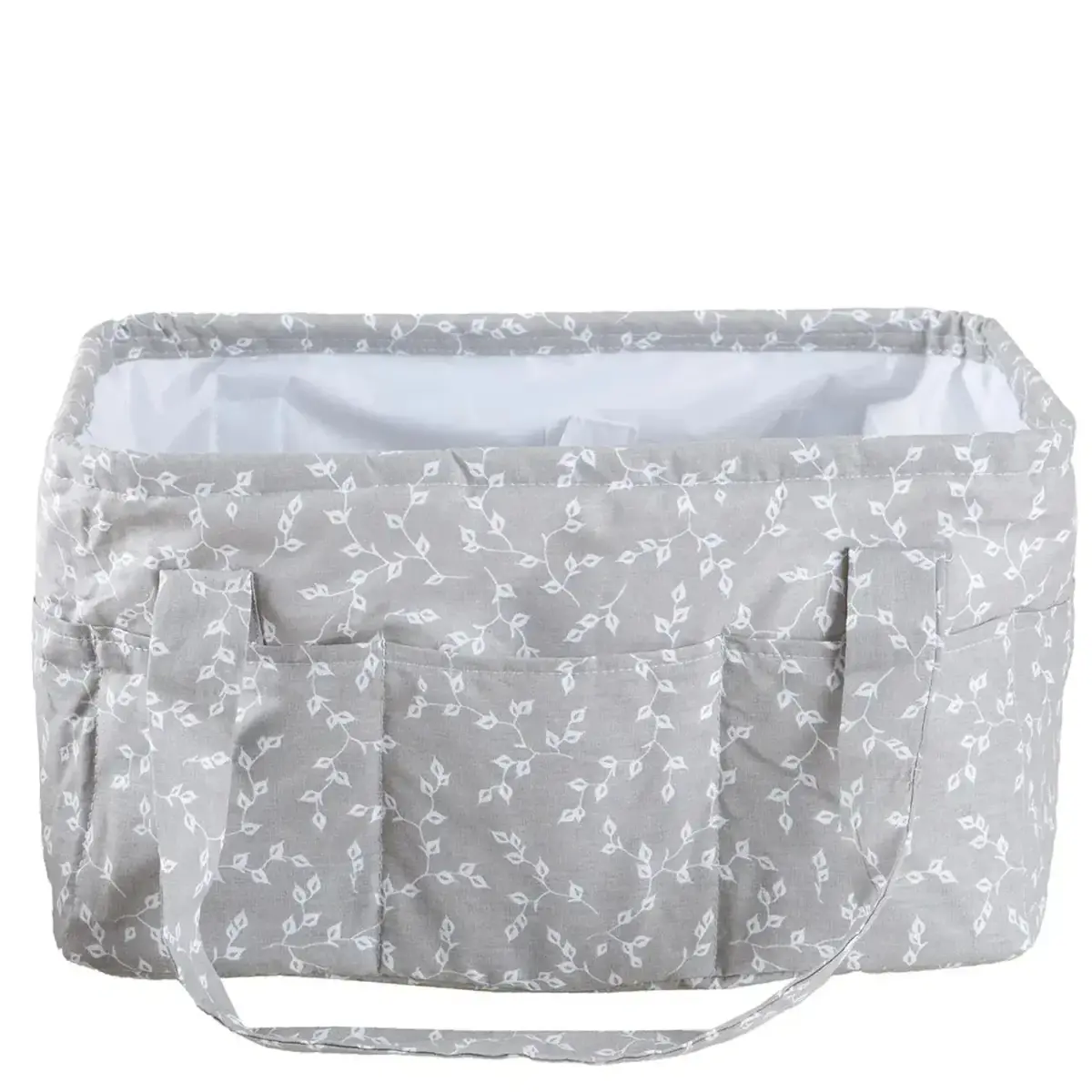 Babyjem Katlamalı Anne ve Bebek Organizer Gri Çiçek