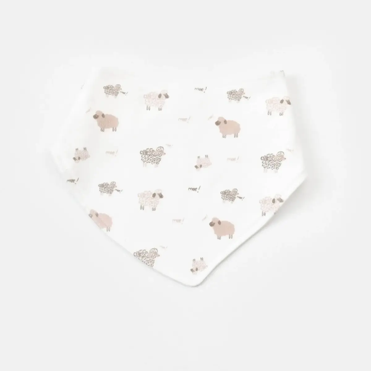 Bibaby Organik Fular Önlük 2li Curly Sheep Bej