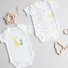 Tiffany Body Yarım Kol 2li Giraffe Theme Ekru