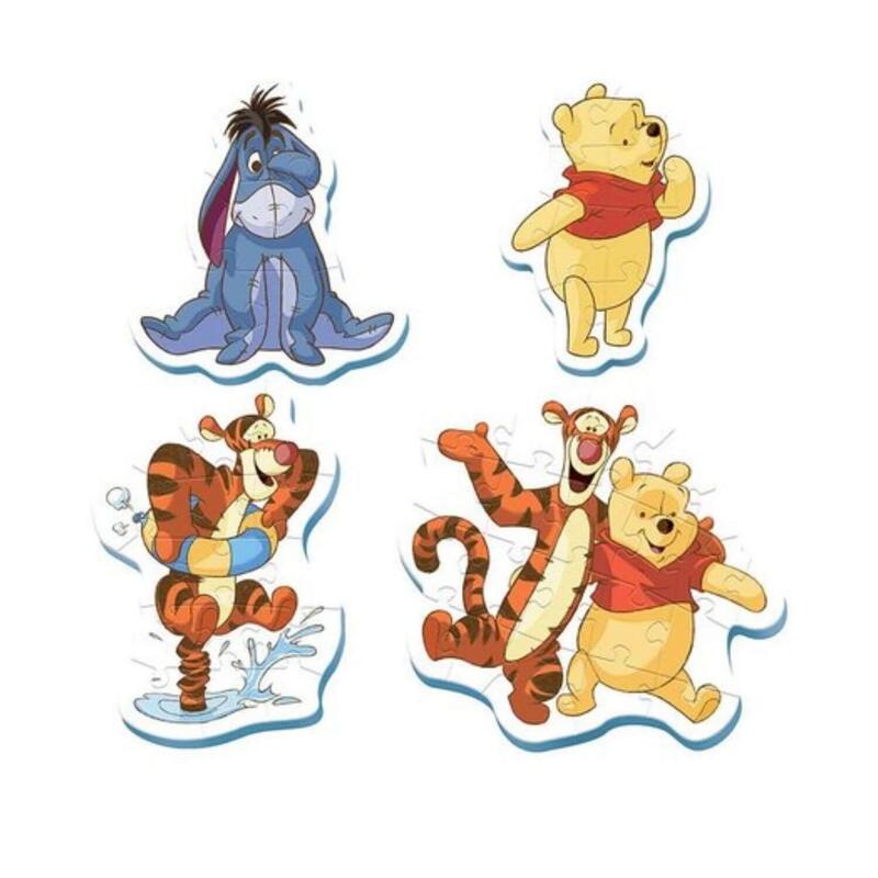 Ks Games Winnie The Pooh MyFirst Cut Out Puzzles 4in1