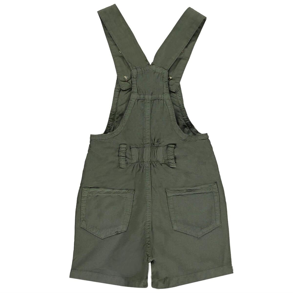 Overdo Salopet Takım Şort Tshirt Haki