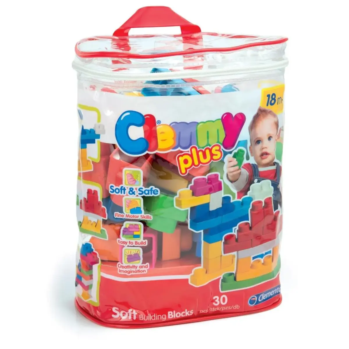 Clementoni Clemmy Plus Çanta Blok Seti 30 Parça 