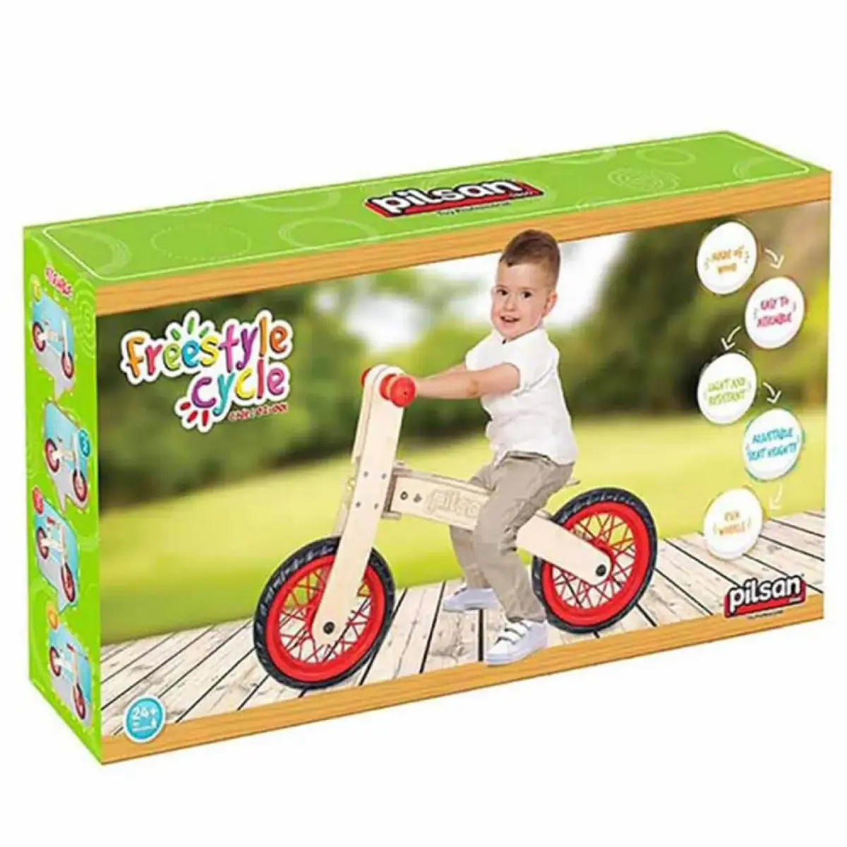 Pilsan Freestyle Ahşap Denge Bisikleti
