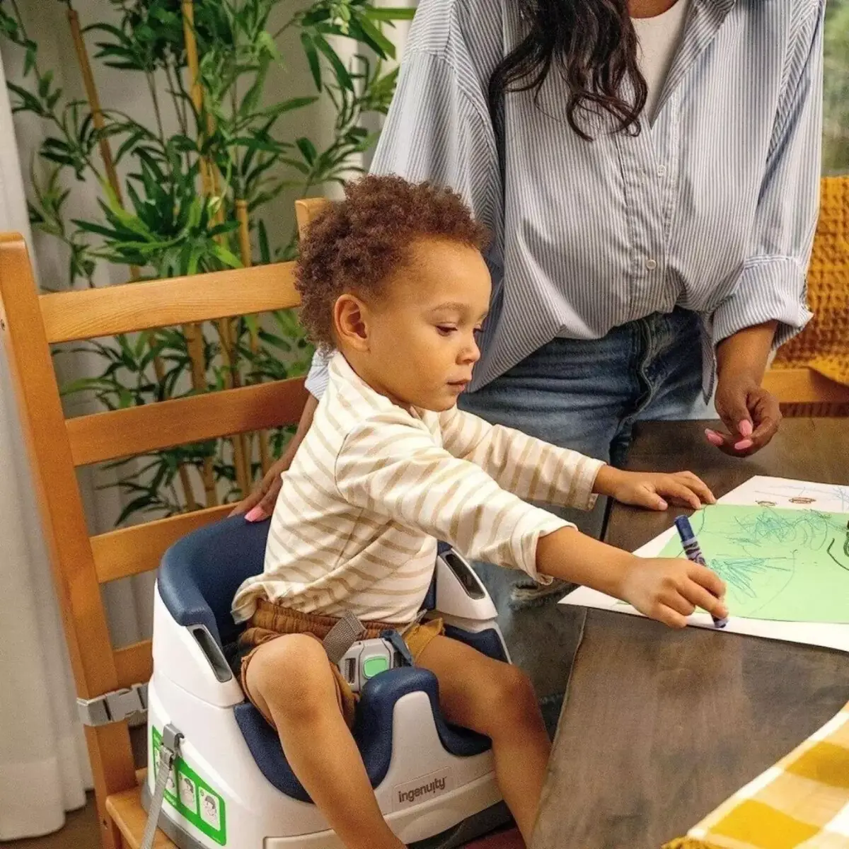 Ingenuity Baby Base Portatif Mama Sandalyesi Night Sky