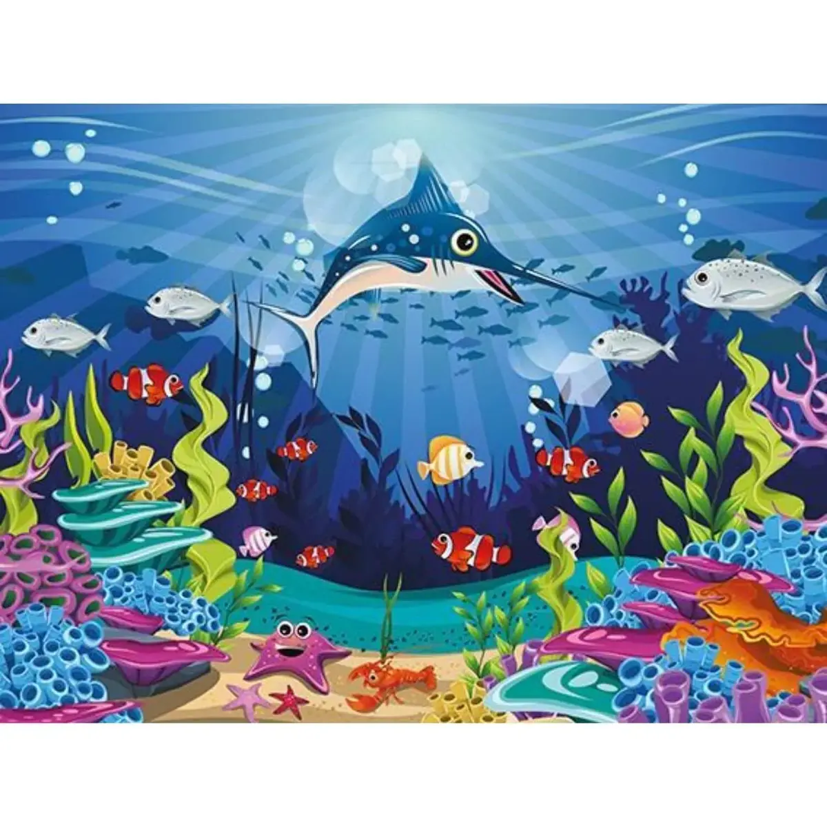 Art Kids Okyanus Trafiği Ahşap Puzzle 100 Parça