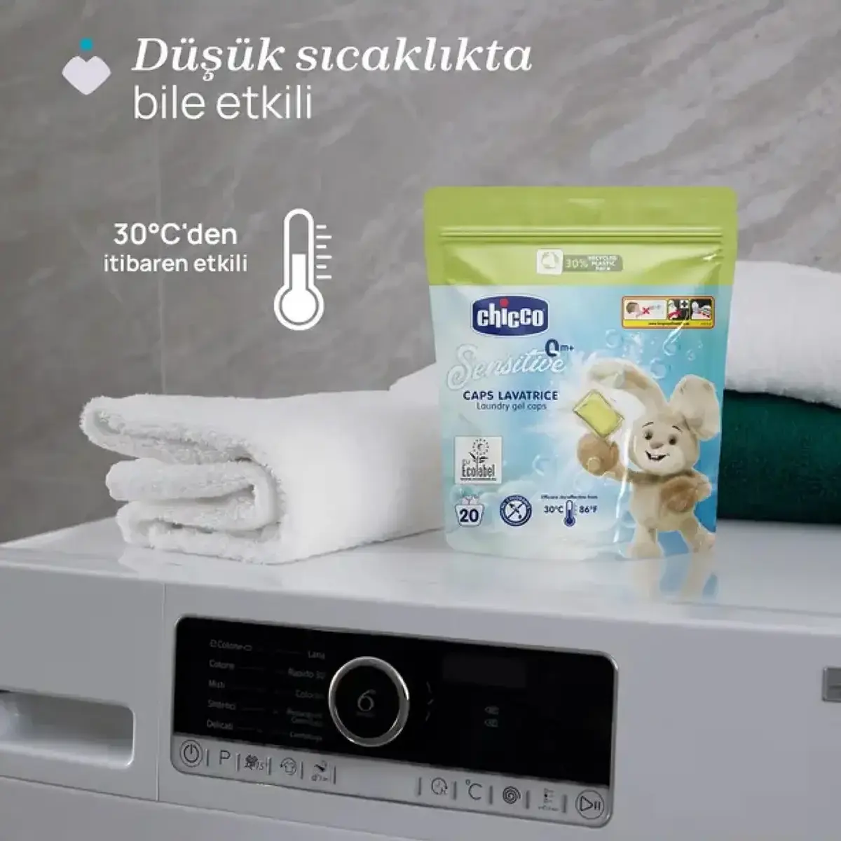 Chicco Bebek Çamaşır Yıkama Jel Kapsülleri 20 Adet