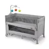 Baby2Go Bony Anne Yanı Oyun Parkı 60x120 cm Gri