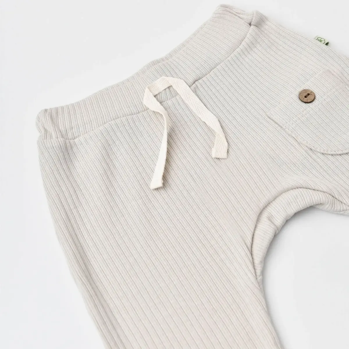 Bibaby Organik Pantolon Patiksiz Soft Modal Gri