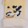 Mini Damla Battaniye Triko Kızaklı Sarı