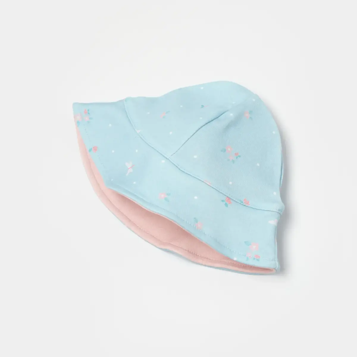 Bibaby Organik Tulum Kısa Şapkalı Always Happy Gül Kurusu - Mint