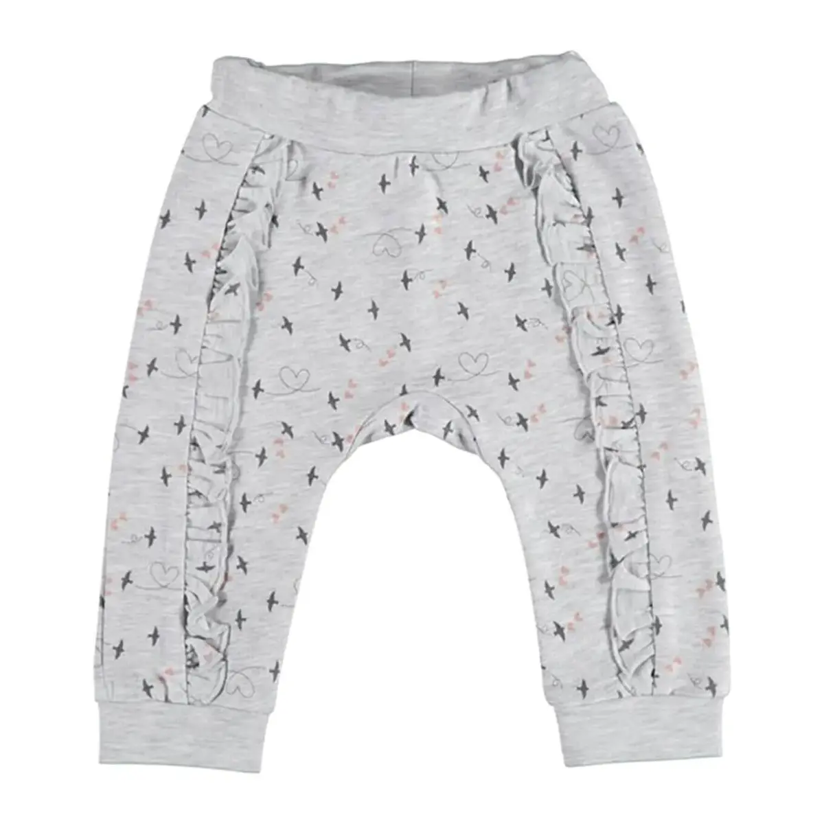 Bibaby Organik Pantolon Patiksiz Sweet Time Kar Melanj - Kiremit