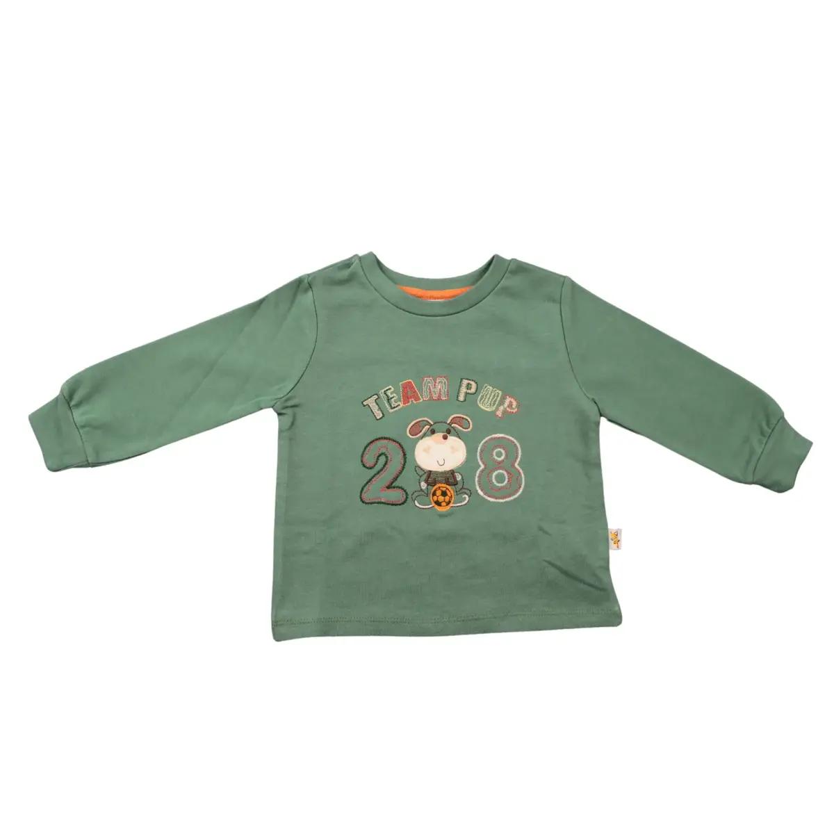 Mini Damla Sweatshirt Köpek Yeşil Mini Damla Sweatshirt Köpek Yeşil