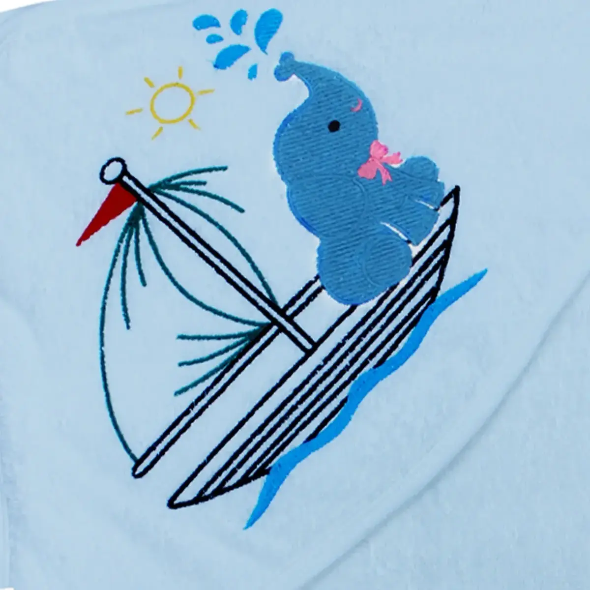 Luluco Havlu Sea And Elephant 75x75cm Mavi