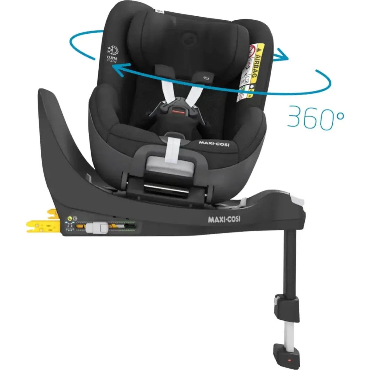 Maxi Cosi Pearl 360 Oto Koltuğu 9-18 Kg Authentic Black