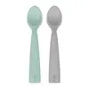 OiOi Nam Nam Mama Kaşığı 2li River Green - Powder Grey