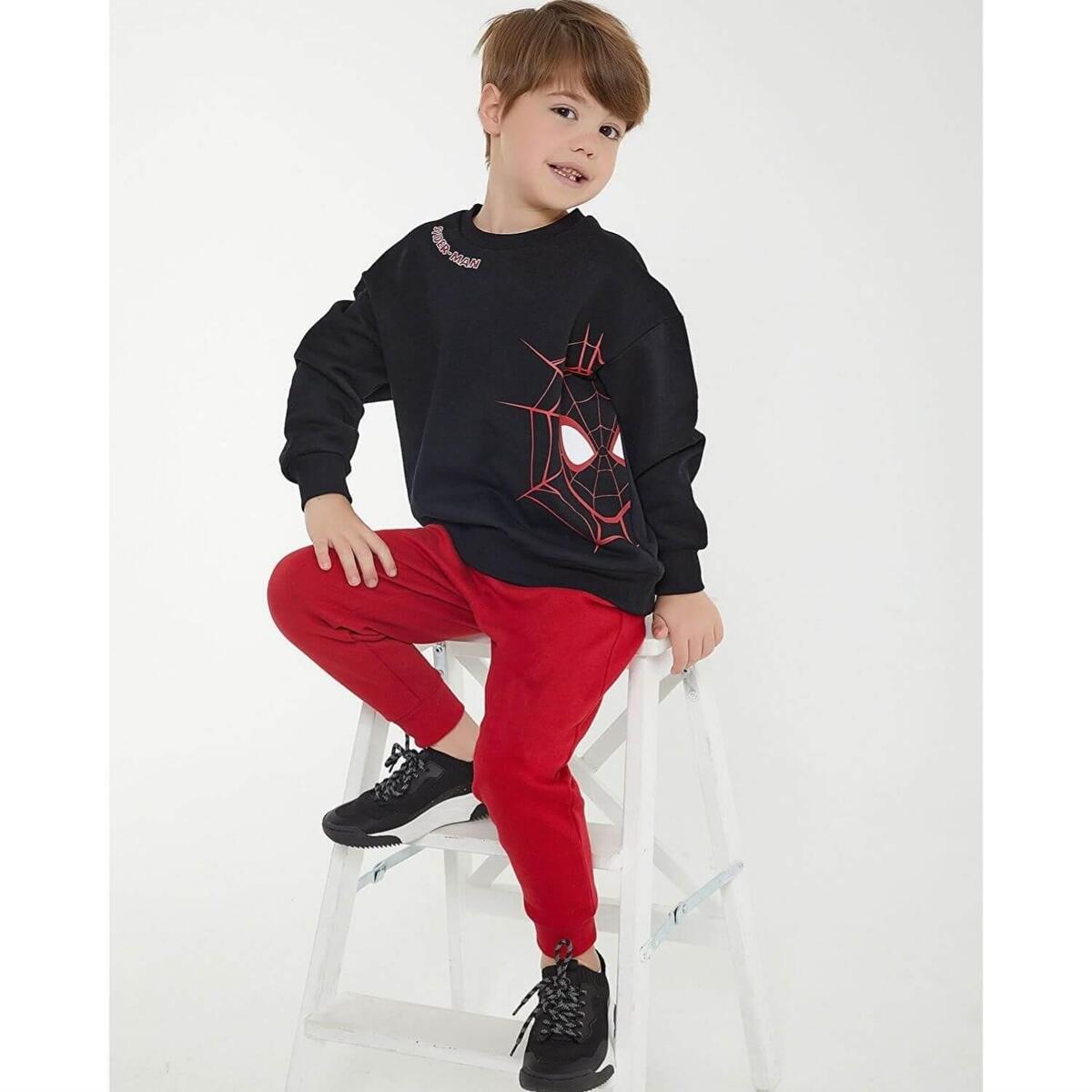 Spider Man Eşofman Takımı Siyah