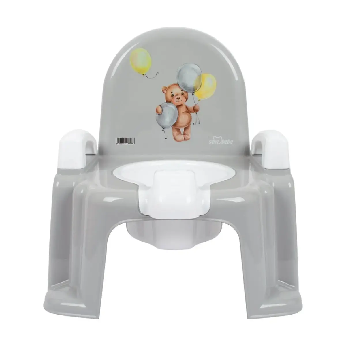 Sevi Bebe Sandalye Lazımlık Gri Sevi Bebe Sandalye Lazımlık Gri