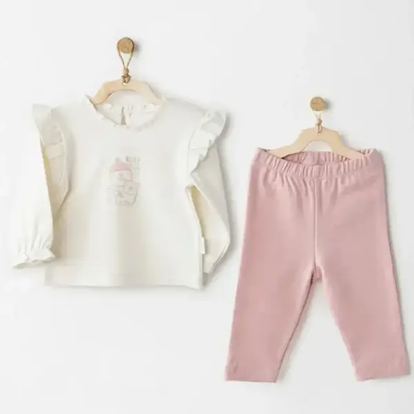 Andy Wawa 2li Takım Mon Petit Amour Ekru