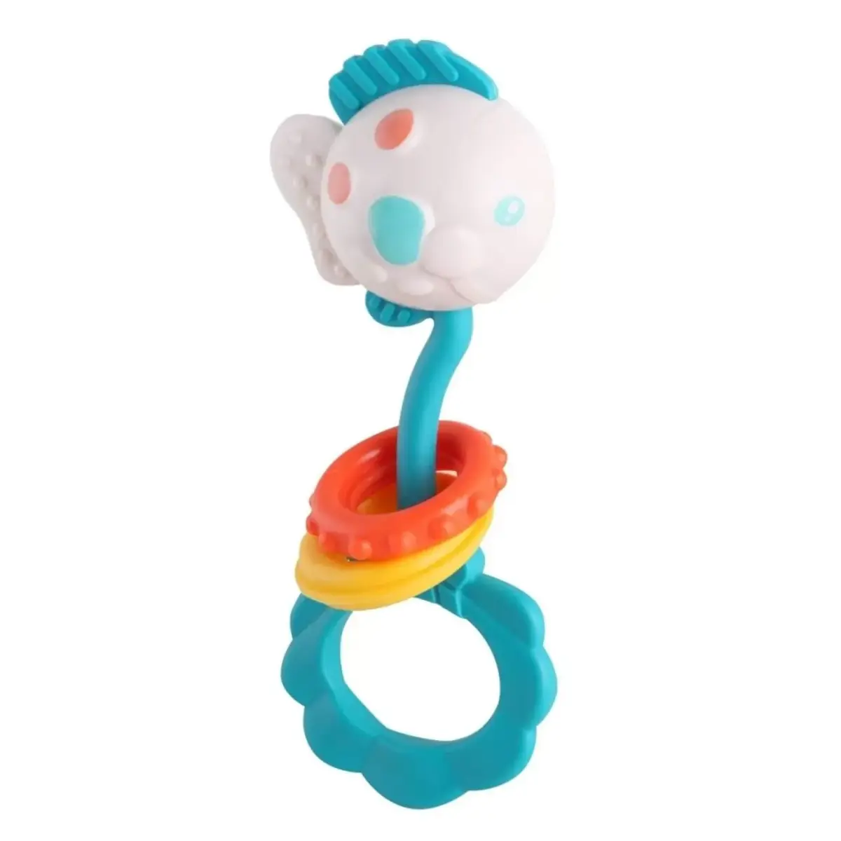 Let's Be Child Balık Diş Kaşıyıcı & Çıngırak