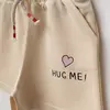 Bebolly 2li Takım Hug Me Baskılı Bej