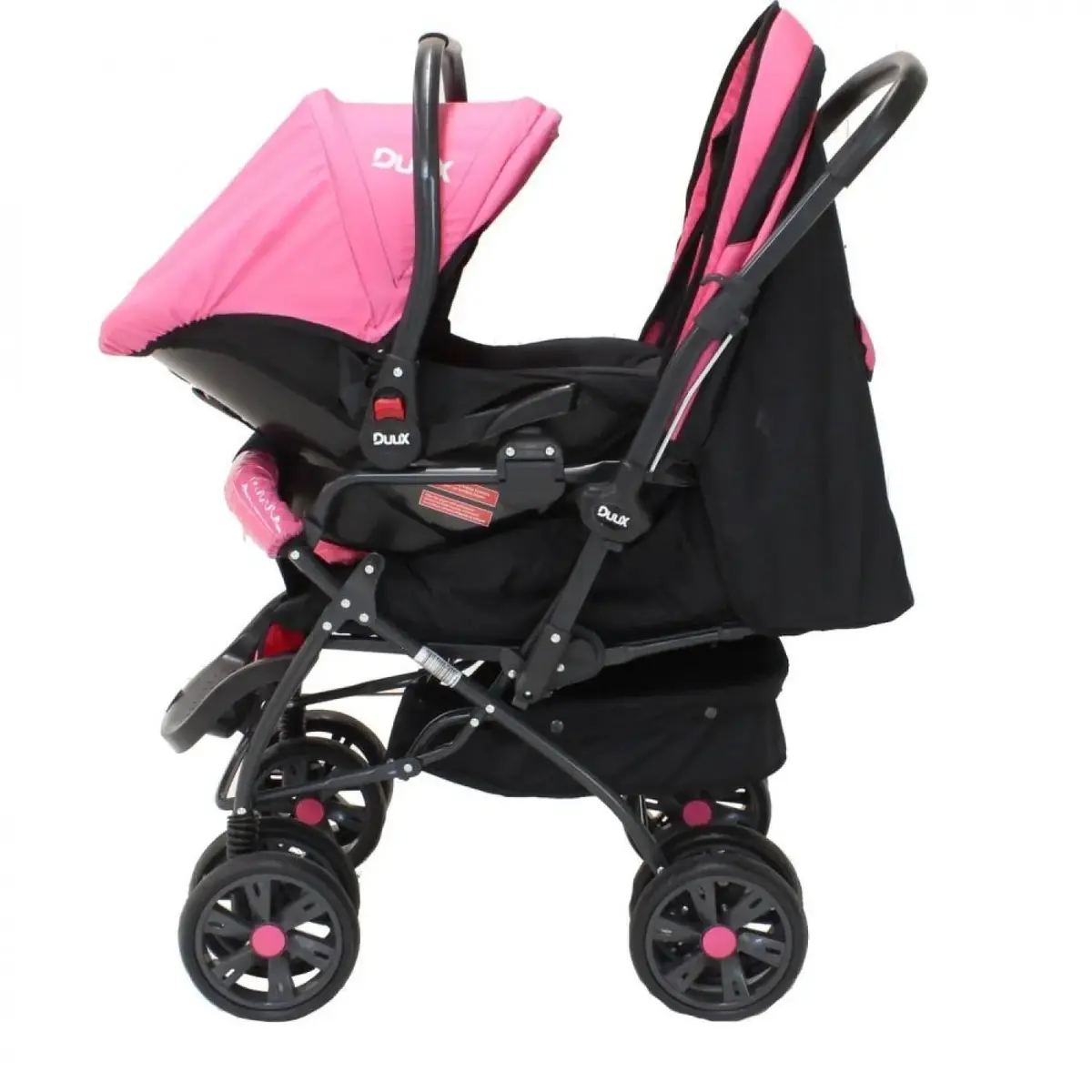 Duux Cruze Travel Sistem Bebek Arabası Pembe