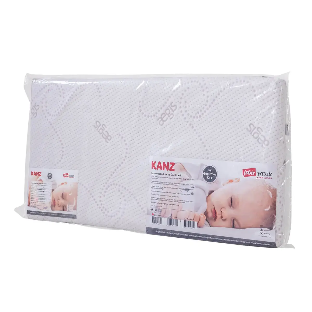 Kanz Leon Lateksit Oyun Parkı Yatağı 60x120 cm