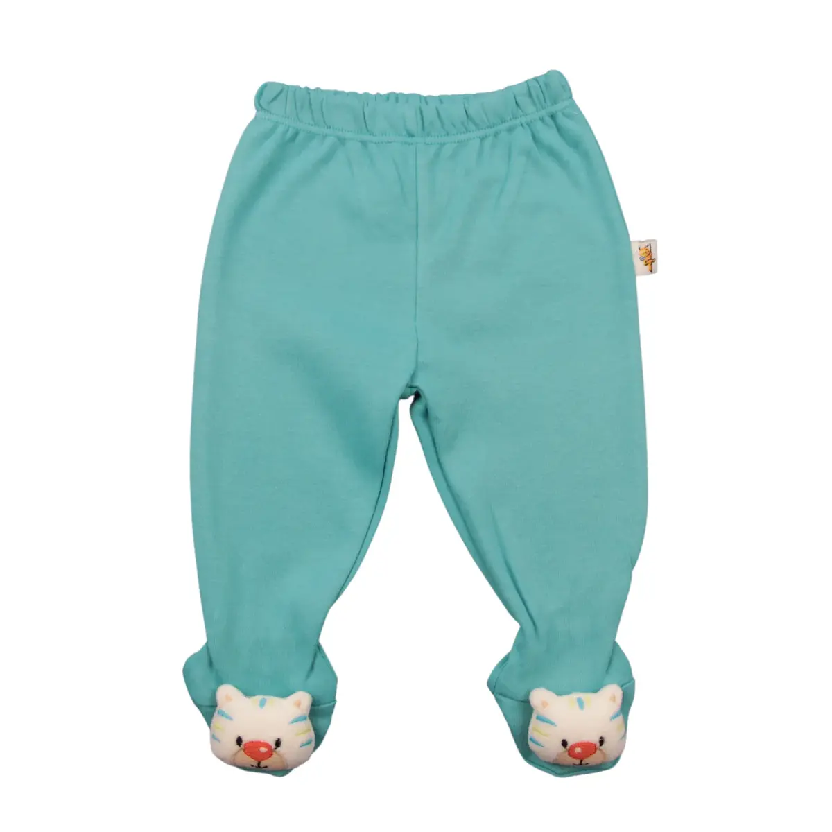 Mini Damla Pantolon Patikli Düz Oyuncaklı Petrol Mini Damla Pantolon Patikli Düz Oyuncaklı Petrol