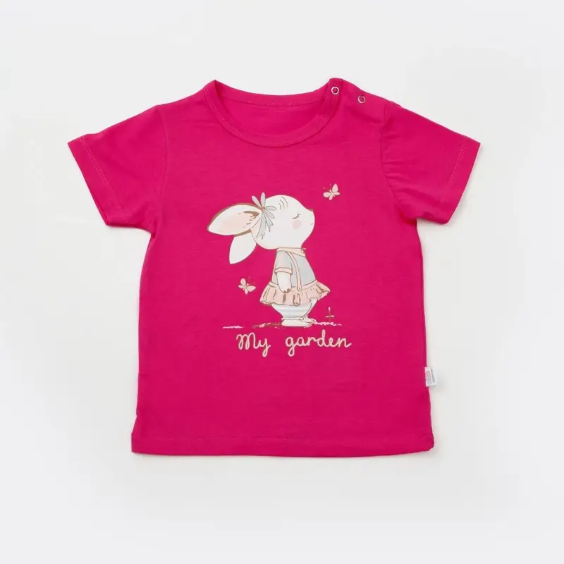 Bibaby T-Shirt Bimini My Garden Fuşya