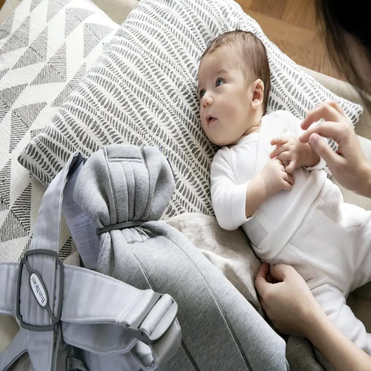 Babybjörn Kanguru Mini 3D Cotton Jersey Light Grey