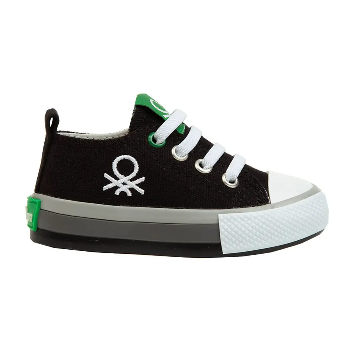 Benetton Ayakkabı Spor Keten Siyah