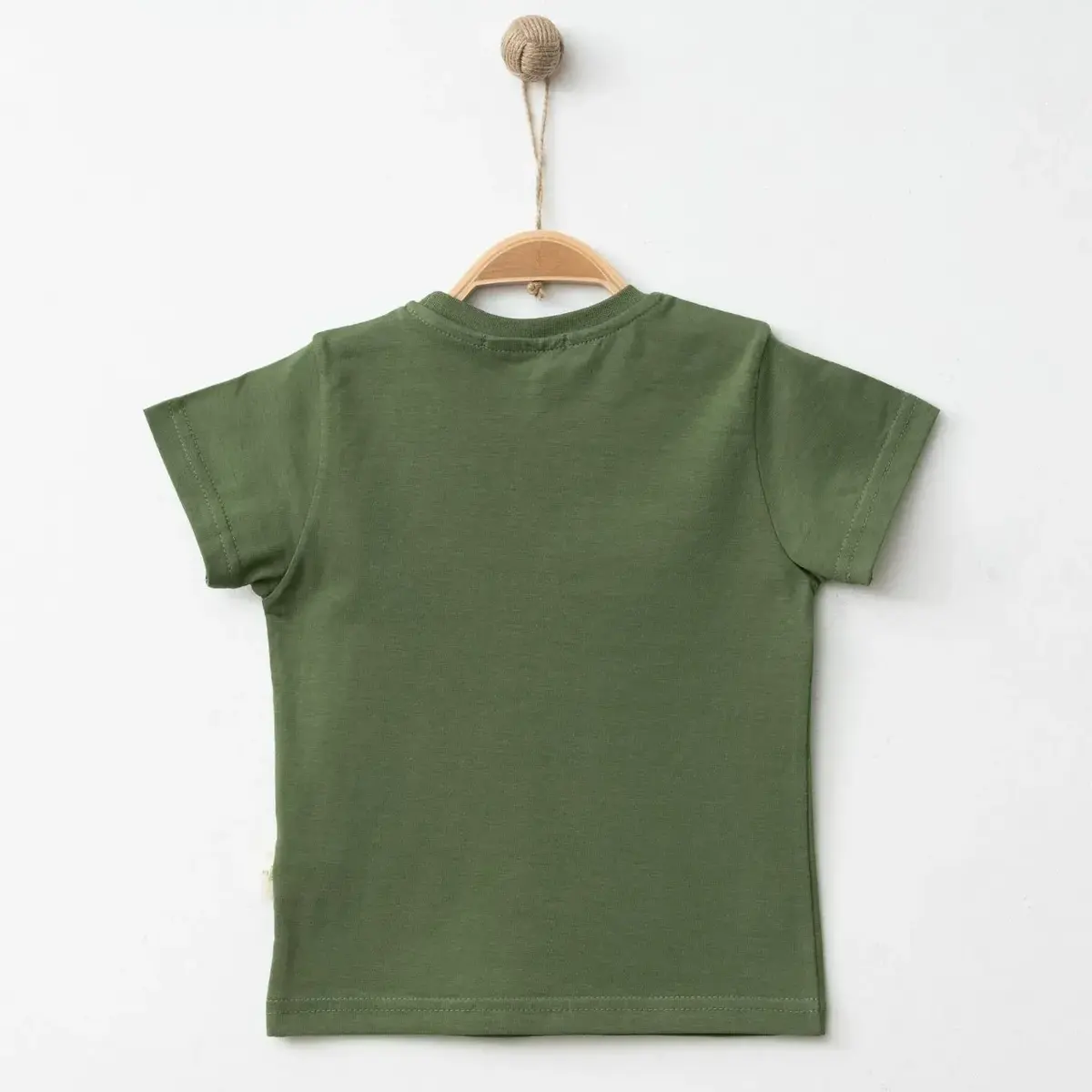 Bebolly T-Shirt Snap Baskılı Haki