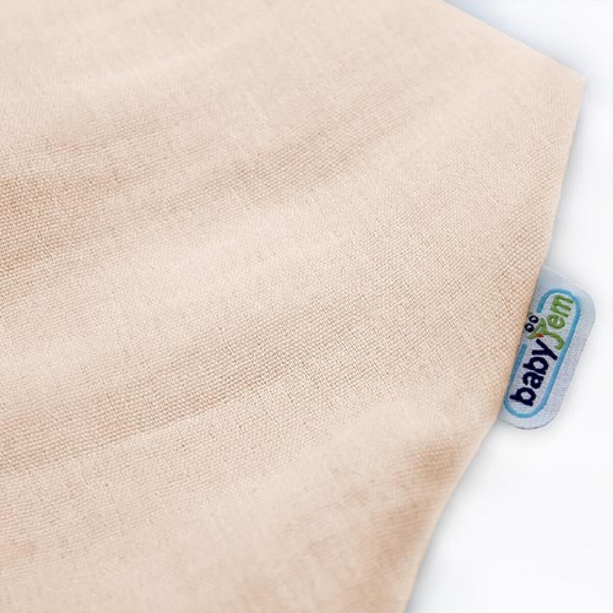 Babyjem Ahşap Diş Kaşıyıcılı Bürümcük Müslin Önlük Somon