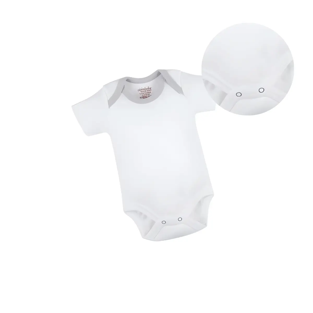 Ciccim Baby Zıbın Takımı Bodyli Ayıcık Gri