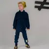 Moi Noi 2li Takım Gömlek Kadife Koyu Mavi